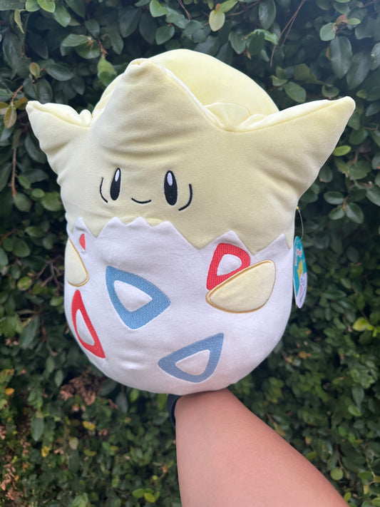 Togepi Squishmallows Plush - 12 In. Pokemon Center Exclusive with Patch