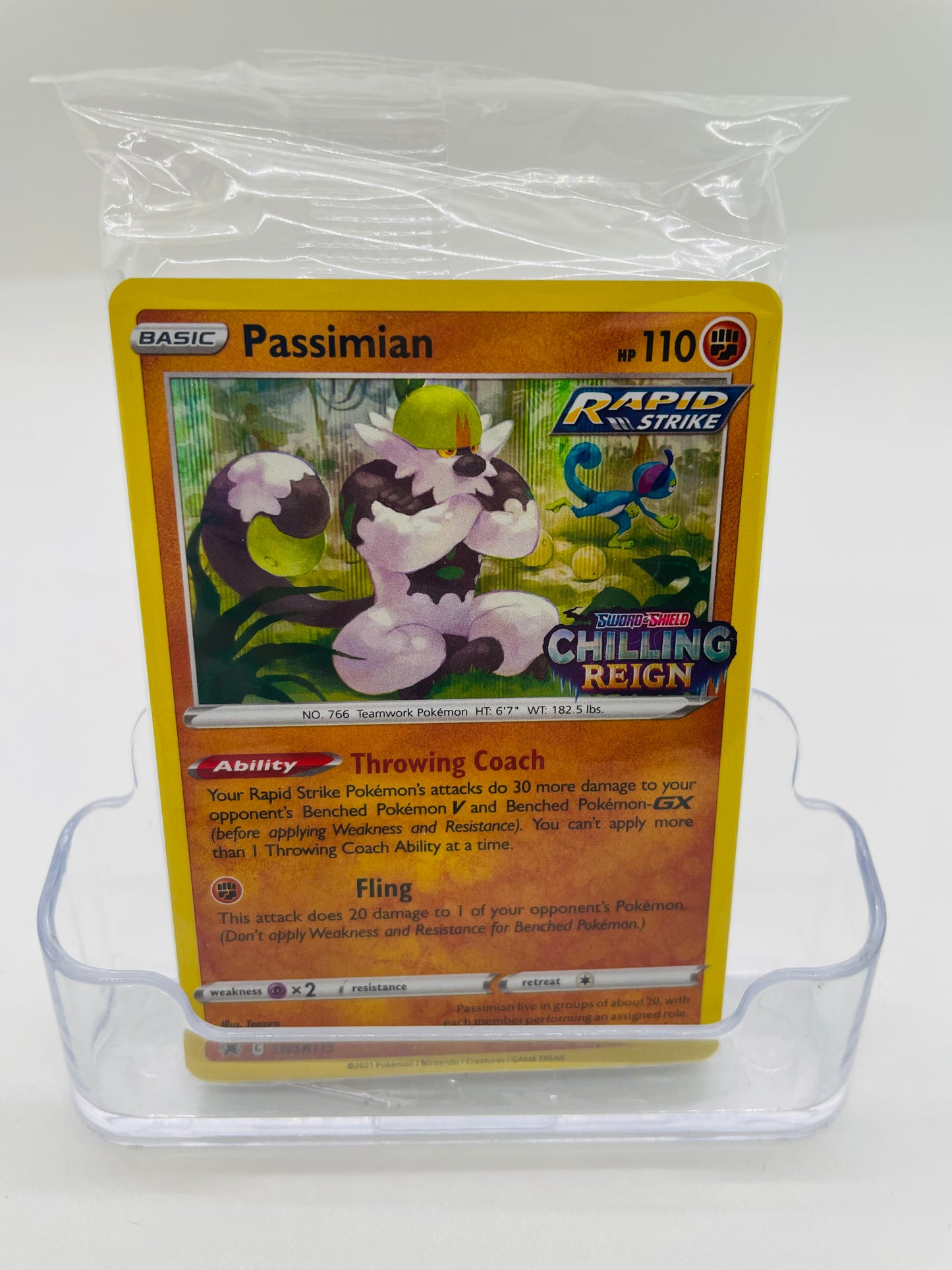 Passimian Prerelease Sealed Promo SWSH115 Chilling Reign Stamped