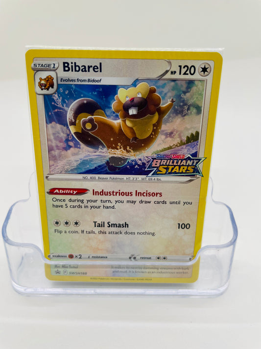 Bibarel Prerelease Sealed Promo SWSH188 Brilliant Stars Stamped