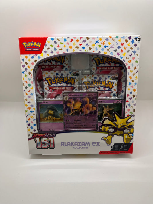 Pokémon 151 Alakazam EX Collection Box