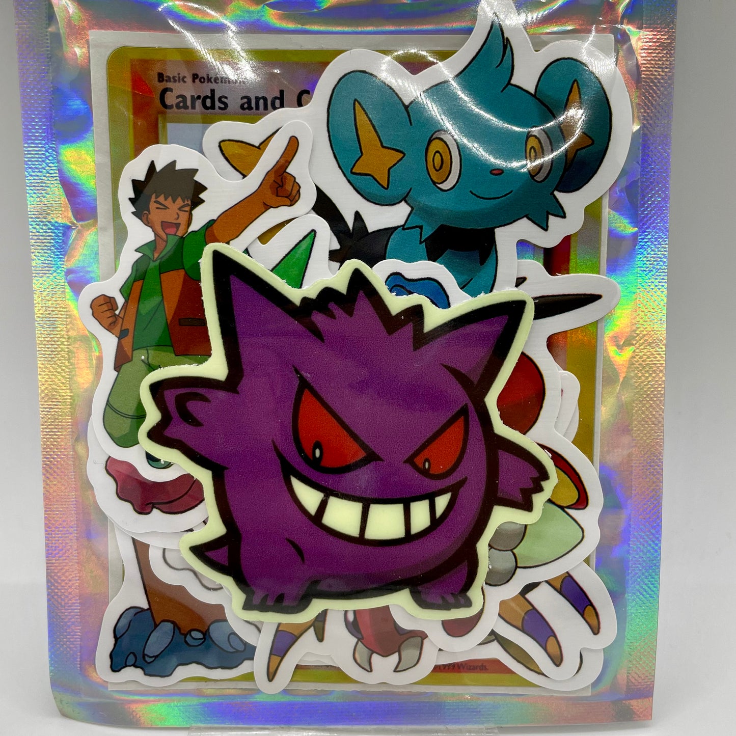 2.5” Glow in the Dark Gengar Sticker Collection