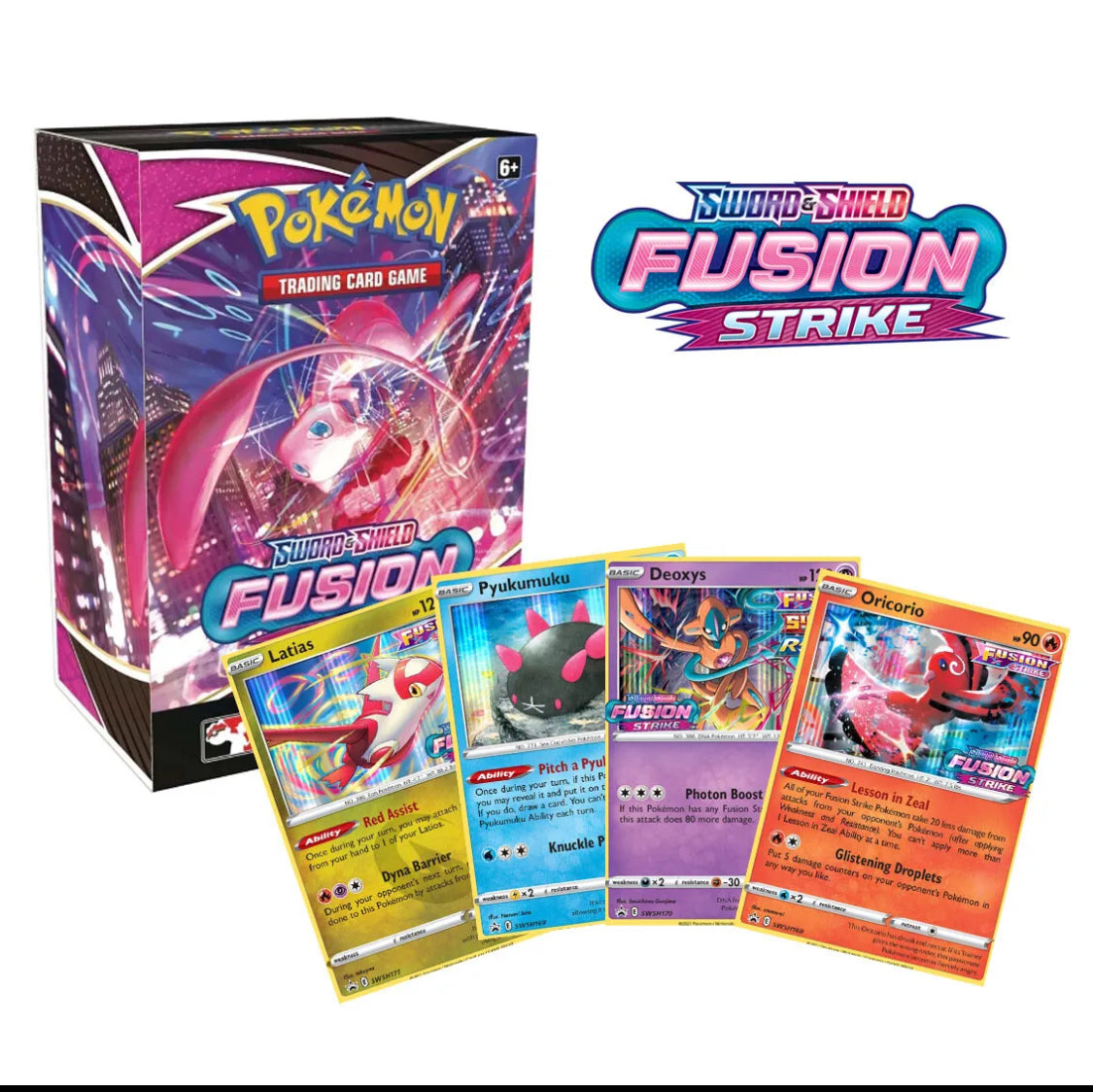 Oricorio Prerelease Sealed Promo SWSH168 Fusion Strike Stamped