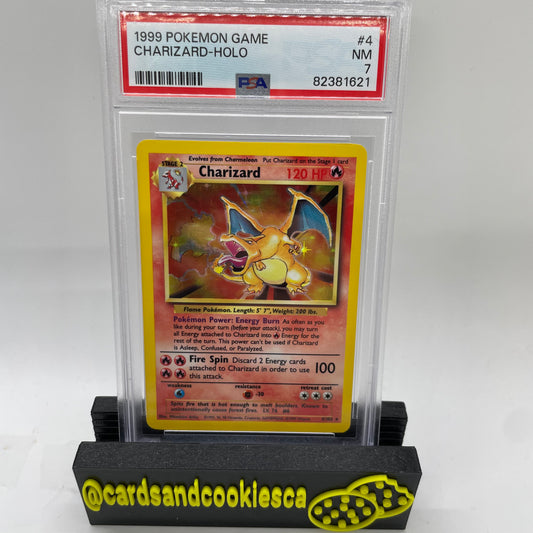 PSA 7 1999 Base Set Charizard Holo #4