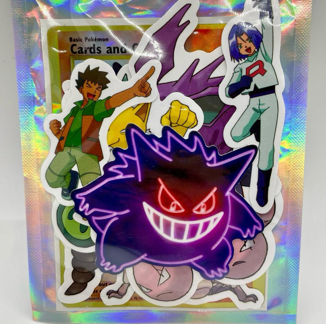 2.5” Neon Gengar Sticker Collection