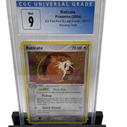 CGC Pokemon Raticate Ex Fire Red & Leaf Green #48 9