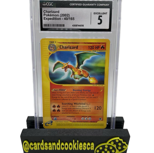 CGC Pokemon Vintage Graded Expedition Charizard 2002 #40 5