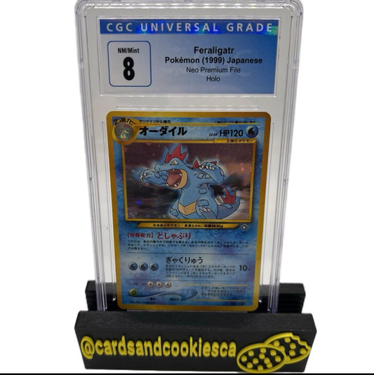 CGC Pokemon Feraligatr Neo Premium File 1999 Holo No. 160 8