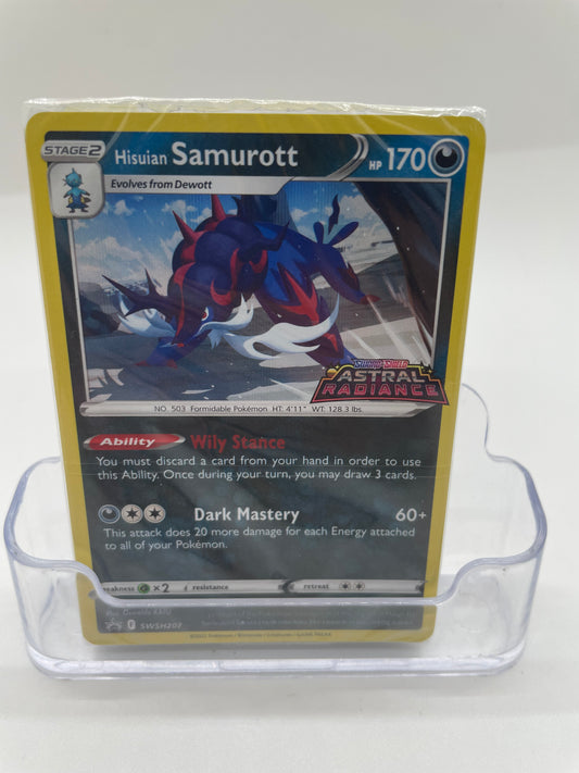 Hisuian Samurott Prerelease Sealed Promo SWSH207 Astral Radiance Stamped