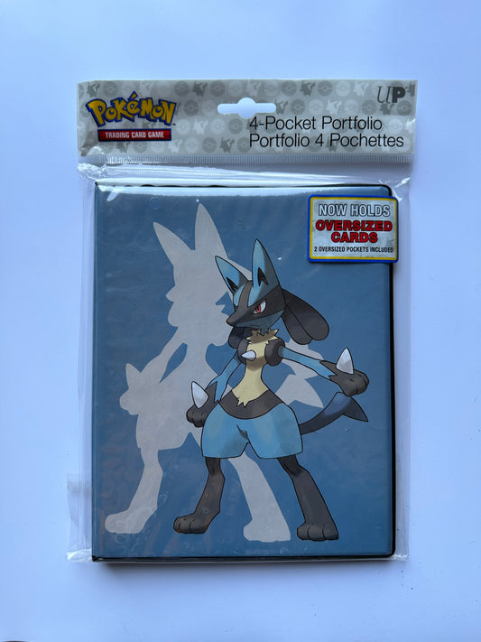 Ultra Pro 4 Pocket Portfolio Featuring Lucario